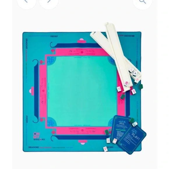 RETIRED! Oh My Mahjong Shangri-La Mat. BRAND NEW - Picture 2 of 2